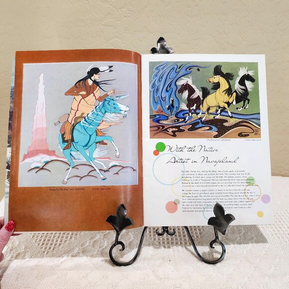 December 1958 Arizona Highways Magazine: Navajo Art, April Flower, Seasons, Xmas - Picture 5 of 16